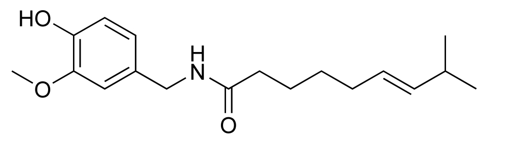 Capsaicin chemical structure