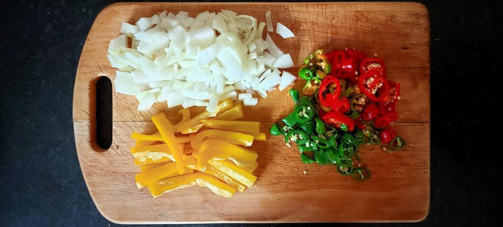 5 Bean Chilli Ingrediants