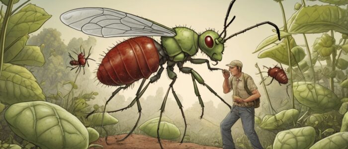 Man-vs-Aphid Man vs Aphid
